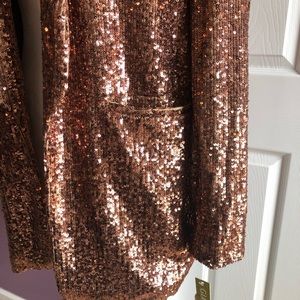 gianni bini sequin blazer